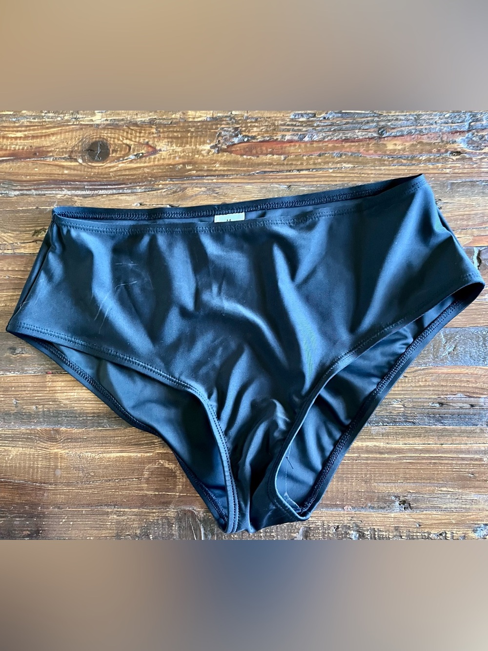 Black Swim Dress with Leopard Trim Includes black bottoms Sz M NWT - Picture 10 of 13